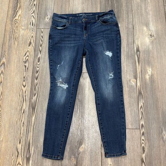 M Jeans By Maurice’s Mid-rise Ankle/Crop - Picture 1 of 8